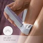Panasonic Epilator with Gentle Cap, Electric Hair Remover for Home, 3 Speed Settings, Wet Dry, Washable - ES-EY30