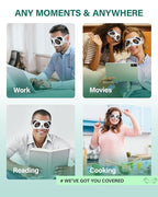 3D Steam Eye Masks for Dry Eyes, 20-Pack Warm Eye Mask, Relief Eye Fatigue & Dark Circle, Heat Sleep Eye Mask for Puffy Eyes, Disposable Eye Mask, Moist Hot Compress Eye Patch for Sleeping, Unscented