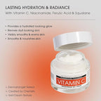 Advanced Clinicals Brightening Vitamin C Body Cream + Potent Vitamin C Face Moisturizer Gel Cream 2pc Skincare Set For Women & Men To Diminish Appearance Of Dark Spots, Wrinkles, & Dry Skin, 2pc Set