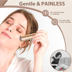 Facial Hair Removal for Women, Rechargeable Hair Removal Device, Painless Face Electric Razor/Shaver for Lip, Arms, Face, Peach Fuzz (Gray)