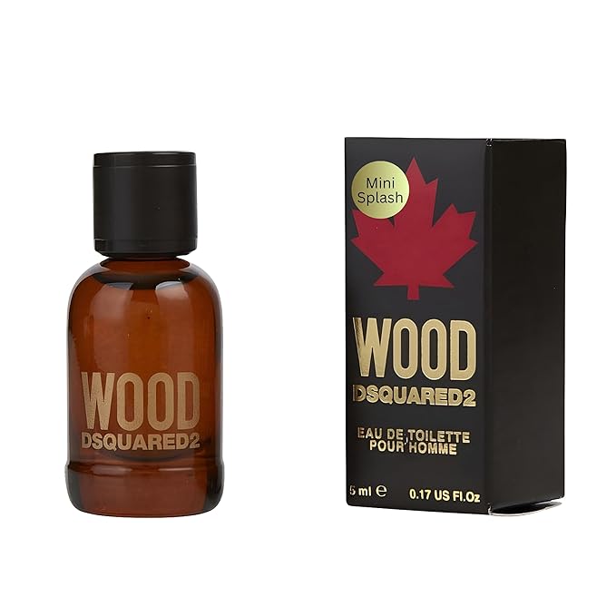 DSQUARED2 WOOD Pour Homme Perfume for Men Mini EDT 0.17 Ounce