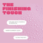 Cake Beauty Hair & Body Mist, The Finishing Touch - Pistachio & Salted Caramel Scent - Infused with Vitamin E & Argan Oil - For All Skin & Hair Types - 6.8 Fl Oz / 200 mL