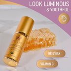 Honey Girl Organics HoneyGlo Regenerating Face Serum, USDA Certified Organic Facial Serum for Women Softens and Moisturizes Skin with Enriched Beehive Ingredients, Vitamin C and EVOO (1 oz)