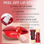 Peel Off Lip Stain Lips Tint, 6 Colors Magic