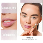 Oulac Moisturizing Shine Lipstick - Giltter Tinted Lip Balm Hydrating, Lip Plumper, Glossy Finish, Sheer Coverage with Pearlescent, Smooth for All Skin, Cracked and Chapped Lips, 2.2g/0.07oz (S03)