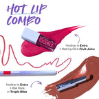 Kosas Hotliner Retractable Lip Liner Pencil with Built-In Brush & Sharpener - Easy Contouring, Hydrating, Long-Lasting - Pigmented Creamy Texture for Plumping Lips - Hyaluronic Acid & Konjac - Extra