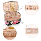 Ocheal floral makeup bag,travel makeup