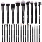 DUcare Professional Makeup Brushes Set 27Pcs Makeup Brush Set Premium Synthetic Kabuki Foundation Blending Face Powder Blush Concealers Eye Shadows Brushes