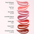 Chewy Lip Glaze, High Shine Lip Gloss, Korean Beauty (GZ03 Rose Bebe, 3.5 grams)