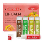 5 Pack Lip Balm Natural Lip