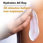 Body Sunscreen SPF 50，Waterproof, Hydrating,