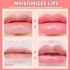 2PCS Bee Lip Balm Honey Pot,Honey Balm（Honey+Strawberry）