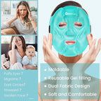 Cold face eye mask ice