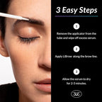 LiBrow® Purified Eyebrow Physician-Formulated Serum XL for Fuller & Thicker Looking Eyebrows | Natural Eyebrow Enhancer Safe for Sensitive Skin | 6-Month Supply (6ml)
