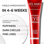 Rapid Reduction Retinol Eye Cream: Under Eye Cream Instantly Reduces Wrinkles Fine Lines Under Eye Bags Puffiness Dark Circles Crow's Feet - Rapid Face Lifting Tightening Firming 1 OZ/15g