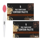 Contour Palette True Complexion, Dark To Deep, With Nose Cleaning Brush, Sculpting Palette Highlighting Powder Contouring Palette, Blendable Shades For Definition [Pack Of 2]