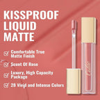 Oulac Matte Liquid Pink Nude Lipstick for Women, Long Lasting Lipstick Waterproof Lip Stain, No Transfer, Creamy High Pigmented Formula with Rose Oil, Vegan & Cruelty-Free, Coral Pink M11