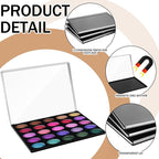 3 Pcs Large Empty Magnetic Eyeshadow Palette Cosmetics