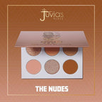 Juvia's Place Palette The Nudes - Neutral Hues, Blush, Sand, & Shimmer, Professional Eye Makeup, Pigmented Palette for Eye Color & Shine, Pressed, Shades of 6