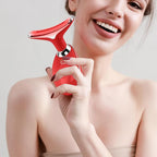 Red-Light-Therapy-for-Face and Neck, Face 𝖲 culpting Wand Facial Massager with 7 Color (Red)
