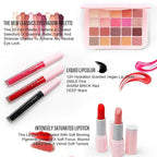 All In One Makeup Kit,Makeup Gift Set for Women Beginners,20 Colors Eyeshadow Palette, Lipstick, Eyebrow Pencil, Eyeliner & Mascara, Concealer Foundation Makeup Kit for Girls.