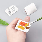 OLYCRAFT 6PCS Stainless Steel Makeup Palette Mini Ring