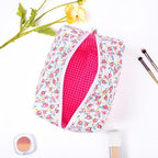 Soidram pink makeup bag floral