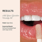 Winky Lux Flower Petal Hydrating Lip Oil - Non-Sticky Lip Gloss for Dry & Damaged Lips, Enhances Shine - Softening Glow Lip Oil - Vegan, Paraben-Free