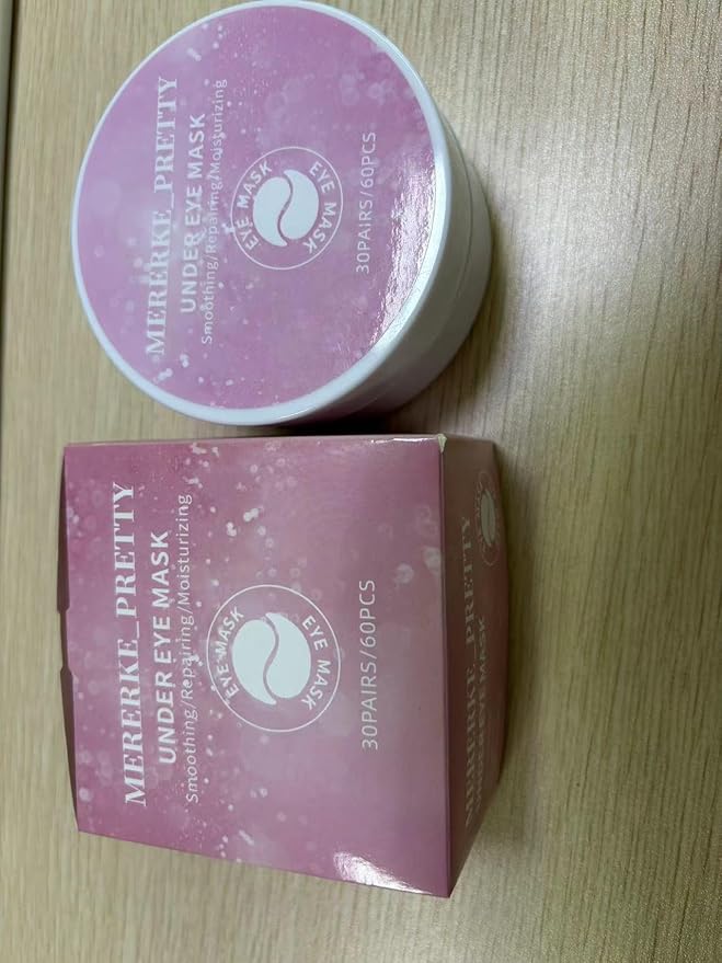 Vemofoper Under Eye Patches - 30 Pairs Collagen Under Eye Masks Anti-Aging Eye Mask for Face to Soothe Puffiness, Eye Bags and Wrinkles