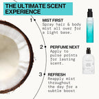 Pacifica Indian Coconut Nectar Hair Mist Perfume & Full Body Spray for Women - Body Mist Fragrance w/Tiare, Sugar, Vanilla, Almond & Amber Clean Beauty Alcohol-Free, Vegan & Cruelty-Free, 5 Oz