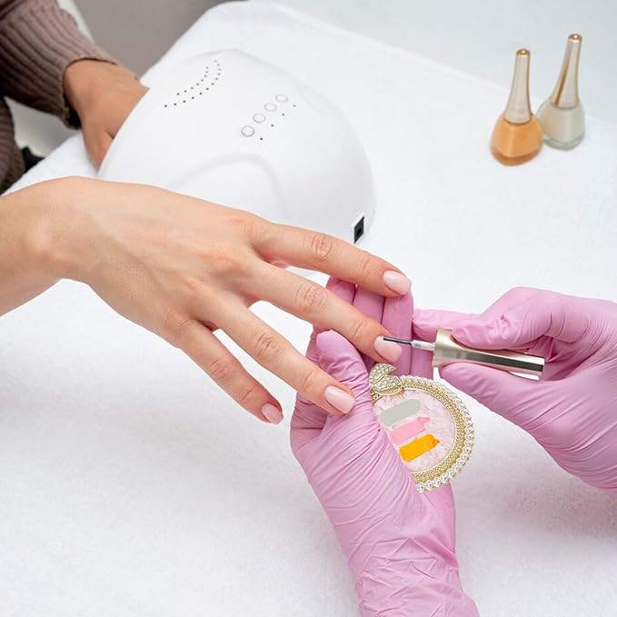 NICENEEDED 2 PCS Resin Nail Art Palette, Nail