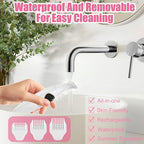 5 in 1 Bikini Trimmer for Women, Electric Razors for Women Pubic Hair Trimmer Waterproof Facial Hair Removal Cordless Electric Bikini Shaver with USB Charge Dock