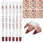 6pcs Lip Liner, Professional Waterproof Matte Long Lasting Long
