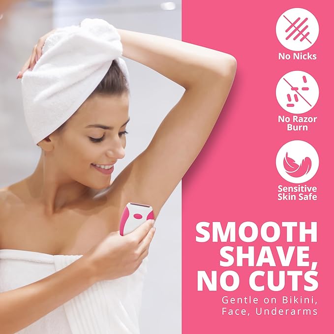 Electric Razors for Women, Shaving Machine for Private Area, Womens Electric Razor for Smooth Grooming, Female Bikini Trimmer Women for Pubic Hair, Lady Bikini Shaver (Color Varies)