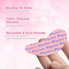 Under Eye Patches Silicone, 3 Pairs Reusable Under Eye Patches With Metal Eye Cream Applicator, Reusable Under Eye Mask Eye Pad For Minimize Fine Lines Wrinkles, Visible Metal Case