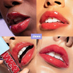 Kosas Wet Lip Oil Gloss - Hydrating Lip Plumping Treatment with Hyaluronic Acid & Peptides, (Jaws)