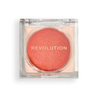 Revolution, Beam Bright Blush, Blendable & Buildable Face Powder Blush, Luminous Finish for Radiant Cheeks, Vegan & Cruelty-Free, Orange Crush, 0.09 Oz