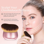 Extra Large Body Makeup Brush For Self Tanner,Leg Makeup &Bronzer Blend,75 mm Wide-headed Kabuki Brush Provides More Even& Pretty Application, Sunscreen Face&Back Makeup Brush,Wet&Dry Use-Matte (Pink)