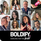 BOLDIFY Four Ended Hairline Powder Brush - Precision Hair Makeup Brush Set with Sponge Tip for Seamless Blending - Ideal as a Hair Concealer/Contour, Root Touch Up