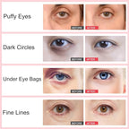 Retinol Eye Stick, Retinol Eye Cream for Dark Circles and Puffiness, Under Eye Cream Anti Aging, Eye Cream for Puffiness and Bags under Eyes, Brightening Eye Balm Reduces Fine Lines and Dark Circles