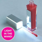 Love Light Lips Lip Gloss - Hydrating & Moisturizing Lip Makeup with Jojoba, Shea Butter, Vitamin E and Aloe. LED Light in the Wand and Mirror on the bottle, Cruelty-Free and Paraben Free (Bliss)