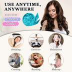 Heatless Curls Overnight Hair Curler, 70" Soft Hair Curlers to Sleep In No Heat Curls Overnight, 9 PCS No Heat Curlers Set for Women - Blue