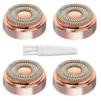 Facial Hair Remover Replacement Heads Generation 2 for Finishing Touch Flawless Facial Hair Removal Tool for women,Double Halo Painless and Smooth As Seen On TV.