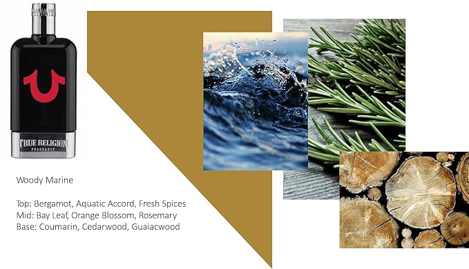 True Religion for Men 6 oz Body Spray - citrus, aquatic, woody, fresh