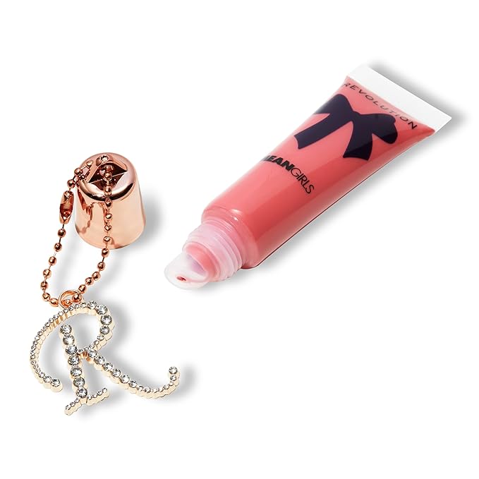 Revolution Beauty, Mean Girls x Revolution Karen Smith Lip Gloss, High-Shine Sweetly-Scented Gloss, Vegan & Cruelty-Free, Pink Cherry, 0.35 oz