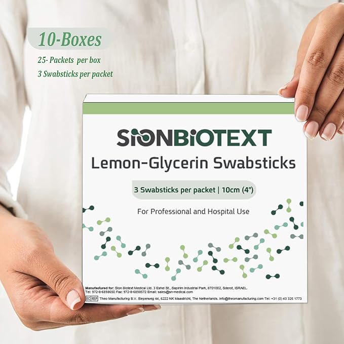 Lemon glycerin swabs (750 count