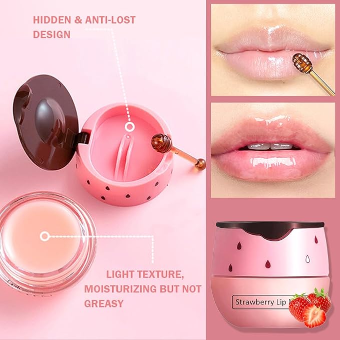 4 PCS Bee Lip Balm Honey Lines