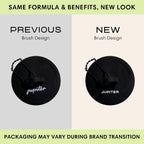 Jupiter Scalp Exfoliator - Scalp Massager Tool for Wet & Dry Hair - Ergonomic Detangler Brush - Dandruff Comb & Scrub to Remove Dandruff & Buildup and Support Circulation - 2 Pack, Black