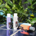 3PCS Lip Balm Holder Sleeves Keychain Lipstick Sleeves Lip Gloss Holder Keychain Chapstick Elastic Sleeves