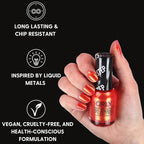 Orly Melting Point Nail Polish Collection | GoldenOrange Shimmer | Long-Wearing, Full Coverage Formula with Gripper Cap | Vegan & Cruelty-Free (Erupt To No Good)